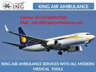 Relocate Patient by King air Ambulance Service in Jamshedpur and Varanasi