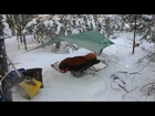 Winter camping with LoneTracker & RangerJoe, UP Michigan