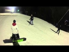Skiing Video first night