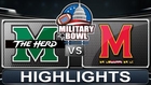 Marshall vs Maryland | Military Bowl | 2013 ACC Football Highlights