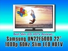 Best LED HDTV Reviews : Samsung UN22F5000 22-Inch 1080p 60Hz Slim LED HDTV