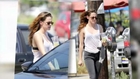 Kristen Stewart Shows Off Her Bra in a See-Through Top