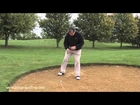 Golf ball on a downslope in a bunker, Golf Instruction with PGA Pros on Let's Get Golfing