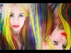All Dolled Up- Rainbow Ombre Dip Dye Hair Tutorial!
